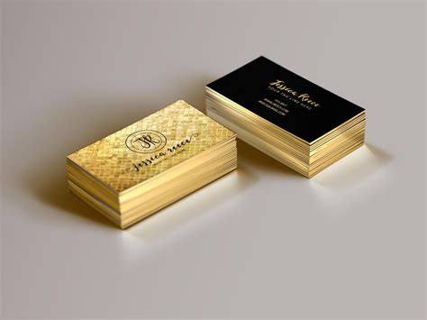 Gold Foil Business Card Template | Business Card Templates ~ Creative Market