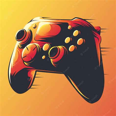 Premium Vector | Stick controller art