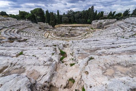 Ancient ruins in Syracuse stock photo. Image of syracuse - 103327076