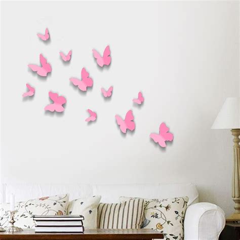 15 Inspirations Pink Butterfly Wall Art