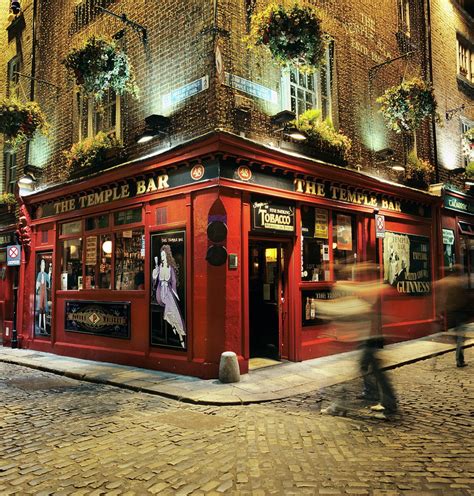 The Temple Bar pub at night Photograph by Stuart Black - Fine Art America