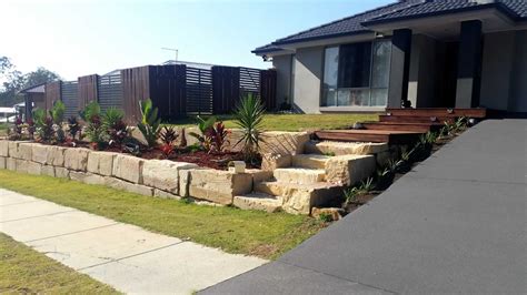 B Grade Sandstone Walls - Rock Retaining Wall Builder Gold Coast and ...