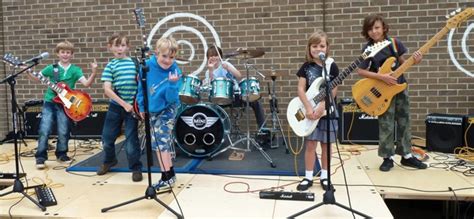 The Mini Band, A Rock Band Featuring Kids Aged 8-10 Years Old