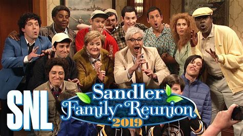 Sandler Family Reunion - SNL | Family reunion, Adam sandler, Snl