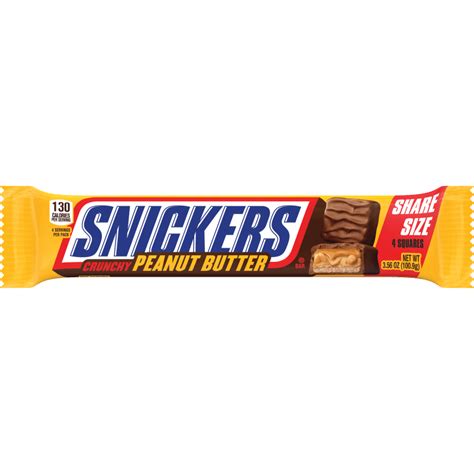 SNICKERS Peanut Butter Squared 4 To Go Candy Bar, 3.56 oz | SNICKERS®