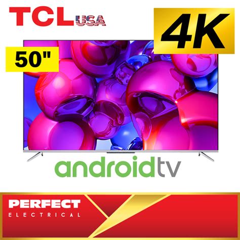 TCL 50P725 50 inch 4K HDR ANDROID SMART LED TV Q UHD with Bluetooth 5G ...