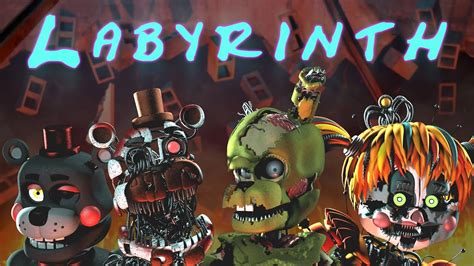 FNaF-SFM | Labyrinth By CG5 {REMASTERED} - YouTube