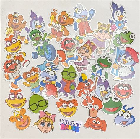 MUPPET BABIES Sticker Bundle Pack Vinyl Stickers - Etsy