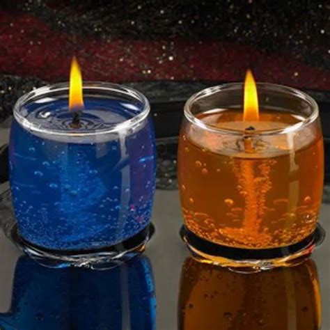 Optional Color Colored Glass Gel Candle, Packaging Type: Box at Rs 65 ...