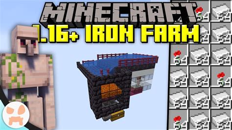 How To Make Iron Farm In Minecraft Bedrock - 1.16 nether update ...