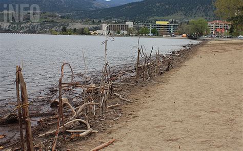 Penticton beaches inundated with debris | iNFOnews | Thompson-Okanagan ...