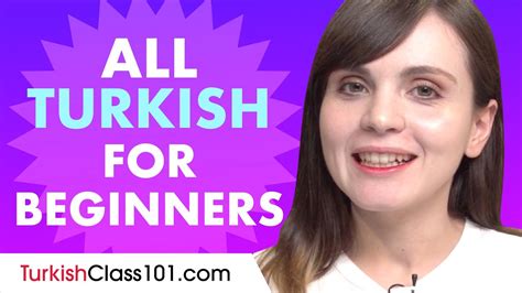 Learn Turkish Today - ALL the Turkish Basics for Beginners - YouTube