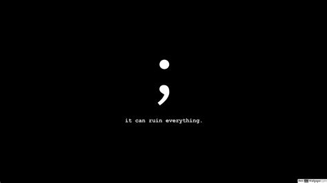 Semicolon Wallpapers - Top Free Semicolon Backgrounds - WallpaperAccess