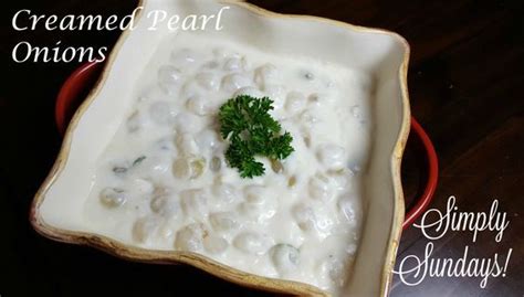 Creamed Pearl Onions | Pearl onions, Food, Creamed onions