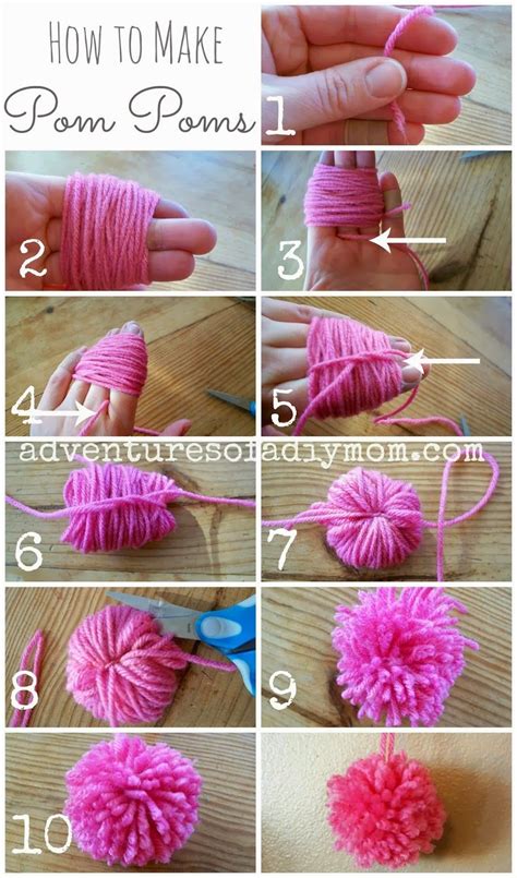 Pin by Paula Álvarez on Caprichos | How to make a pom pom, Yarn crafts, Crafts