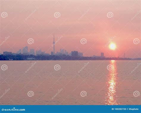 Toronto lake view stock photo. Image of spring, mobile - 100282720