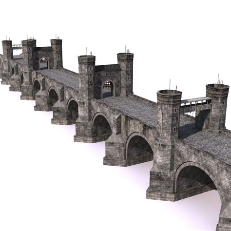 3d medieval bridge model | Fantasy castle, Medieval, Minecraft medieval