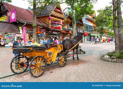 Krupowki Street In Zakopane. Poland Editorial Image | CartoonDealer.com ...