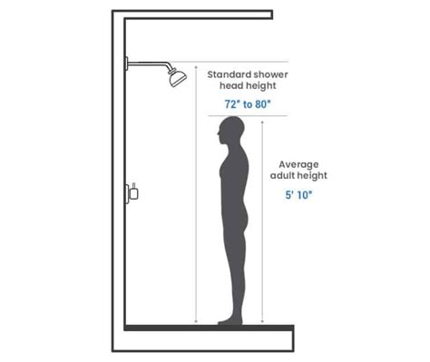 Choosing the Perfect Shower Head Height (Standard Measurements)