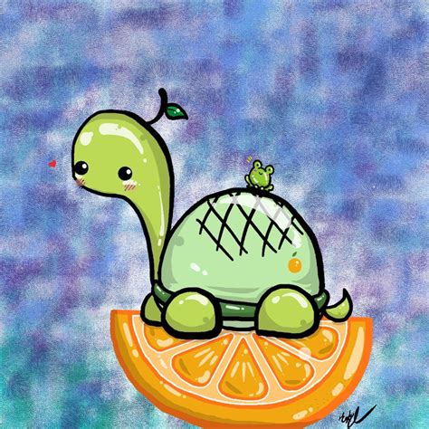 Little Orange Turtle by EqualsXzero on DeviantArt