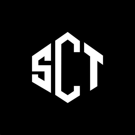 SCT letter logo design with polygon shape. SCT polygon and cube shape ...