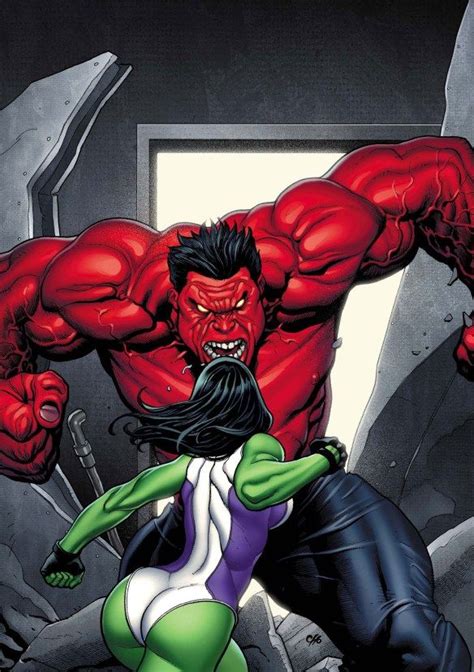 Red hulk vs she hulk – Artofit