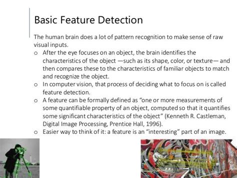 Feature detection - Image Processing