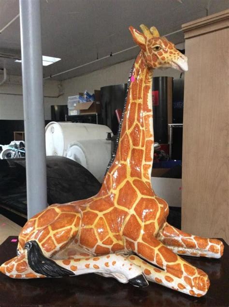 Sold Price: Ceramic Giraffe Sculpture - December 1, 0116 8:15 PM MST ...