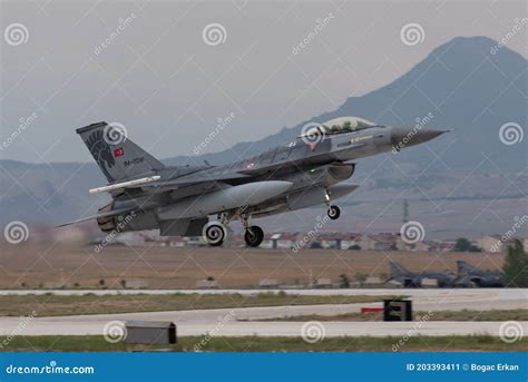 Turkish Air Force F-16 editorial photo. Image of bomber - 203393411