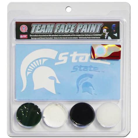 Michigan State Spartans Face Paint with Stencils | Official Michigan State University Shop