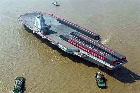 First aircraft carrier designed and built entirely in China is launched - Air Data News