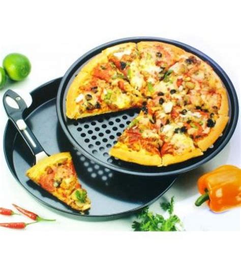 Non-Stick Pizza Pan - (Set of 3 Pieces)