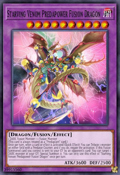 Yu-Gi-Oh! Wiki - Starving Venom Predapower Fusion Dragon