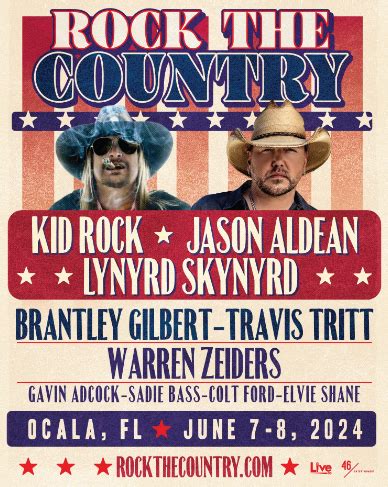 Kid Rock Tour 2024: Rock the Country with Jason Aldean! – Versus TV