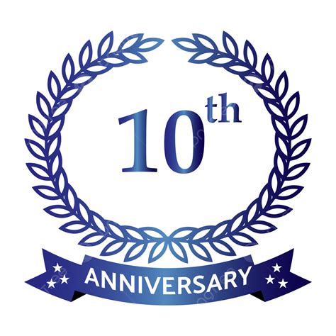 10th Anniversary Logo Vector PNG Images, 10th Anniversary Logo Design ...