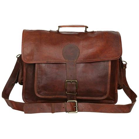 Handmade Genuine Leather Cross-Body Satchel For Women Best Laptop Bag ...