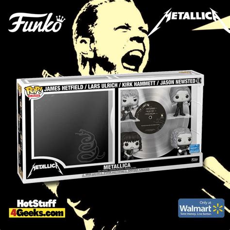 2021 NEW Metallica Black and White Funko Pop! Album