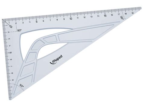 Maped Set Square 26cm/60∞ Geo Metric | Selvs Stationers