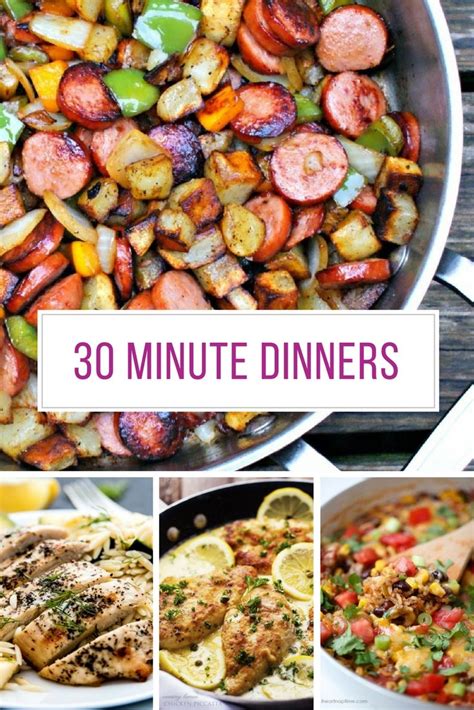 Best 30 Minute Dinner Recipes - Deliciously simple midweek meals the whole family will love ...