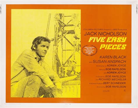 Five Easy Pieces Original 1970 U.S. Half Sheet Movie Poster - Posteritati Movie Poster Gallery