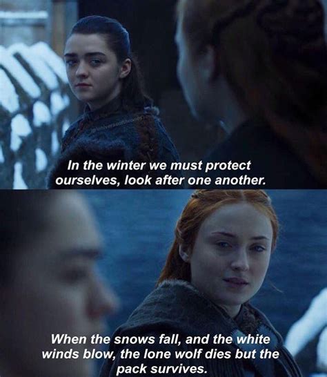 Arya & Sansa Stark (With images) | Game of thrones quotes, Game of thrones 3, Game of thones