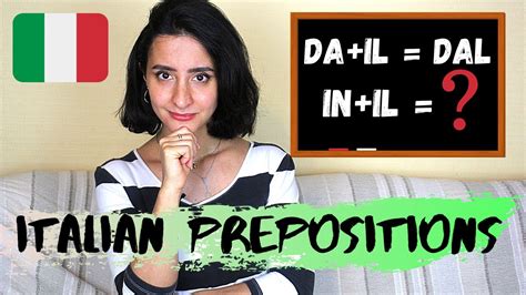 Learn How to Use ITALIAN PREPOSITIONS Properly! - Preposizioni semplici ...