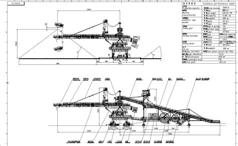 luffing and slewing stacker system for coal stacking in coal terminal stock