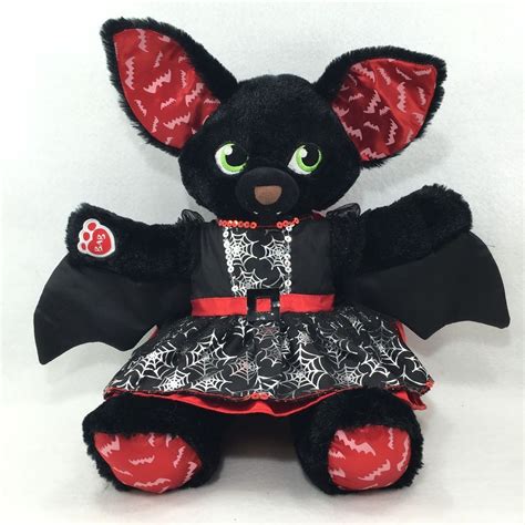 Build A Bear Halloween Boo Rrific Bat with Witch Costume Dress Black Plush 07 | eBay | Bear ...