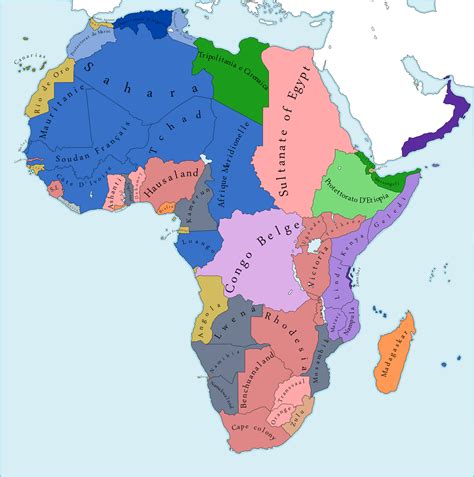 [OC] Alternate colonization of Africa : r/imaginarymaps