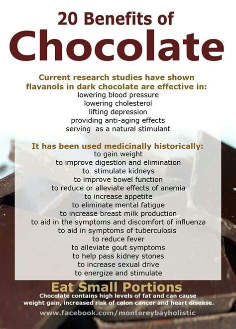 20 benefits of chocolate | Chocolate benefits, Dark chocolate benefits, Benefit