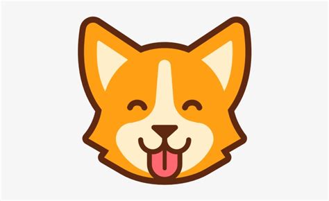 Corgi Butt Png - Cute Cartoon Dog Face - Free Transparent PNG Download ...