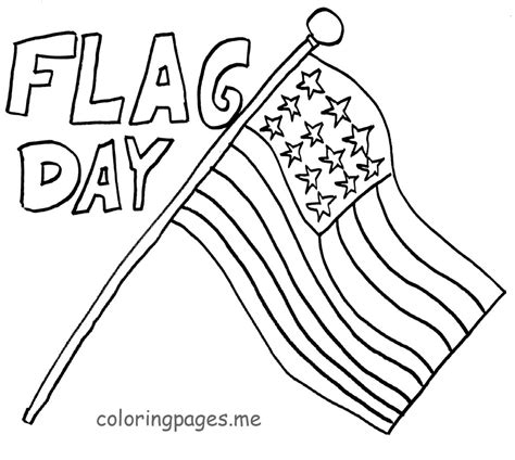 Flag Day Coloring Pages - GetColoringPages.com