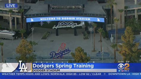 Dodgers Begin Spring Training Friday At Dodger Stadium - YouTube