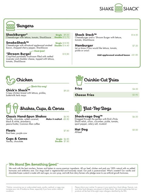 Shake Shack Menu: Shake Shack Singapore Menu with Prices Updated 2024